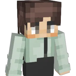 LW0820 Minecraft avatar bust