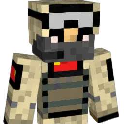 L_victory Minecraft avatar bust