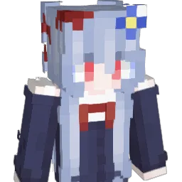 La3La Minecraft avatar bust