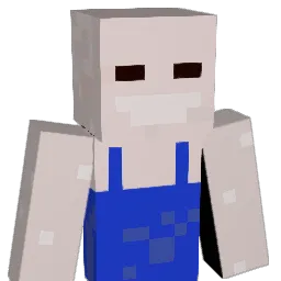 Lackiee Minecraft avatar bust
