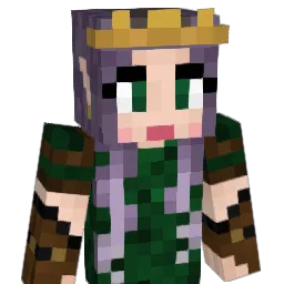 LadyBlackFox Minecraft avatar bust