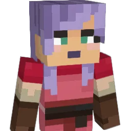 LadyCrystale Minecraft avatar bust