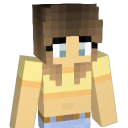 LadyWood Minecraft avatar bust