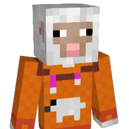 Laughsheep Minecraft avatar bust