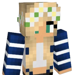 Lauratev Minecraft avatar bust