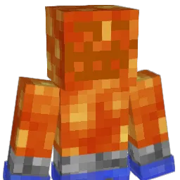 Lavacast Minecraft avatar bust