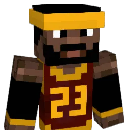 LeBron_James_ Minecraft avatar bust