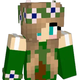 LeafShard Minecraft avatar bust