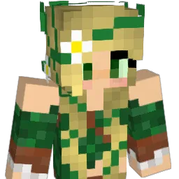 Leaflady7 Minecraft avatar bust