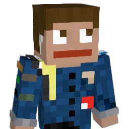 Leberbeutel Minecraft avatar bust