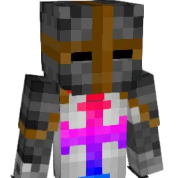 Leisverkaeufer Minecraft avatar bust