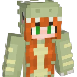 LeneMxleen Minecraft avatar bust