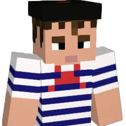 Leroofu Minecraft avatar bust