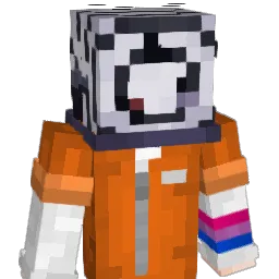 Letslomo Minecraft avatar bust