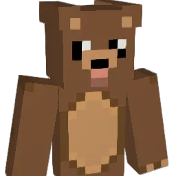 LewdBear Minecraft avatar bust