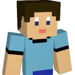 LibraryBlue Minecraft avatar bust