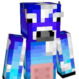 LightBlueCow Minecraft avatar bust
