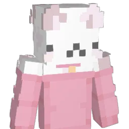 Lilypawz Minecraft avatar bust