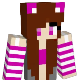 LittleKittie Minecraft avatar bust
