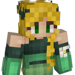 LizzieLaughs Minecraft avatar bust