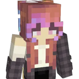 Lizzyplays Minecraft avatar bust