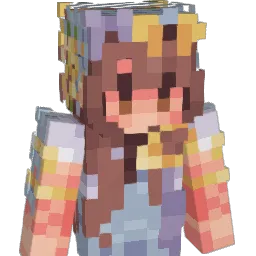 Llamamelucky Minecraft avatar bust