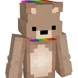 Lolibear Minecraft avatar bust