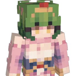 Lottieosaur Minecraft avatar bust