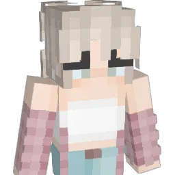 LovelyRosyy Minecraft avatar bust