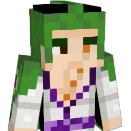 Luckiiii Minecraft avatar bust