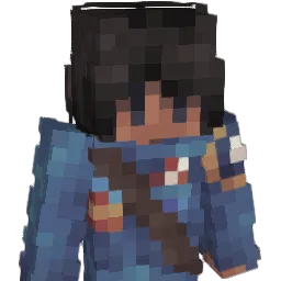 LuckyOmega Minecraft avatar bust