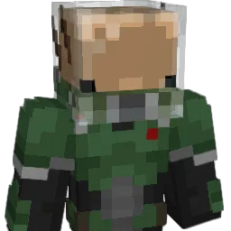Luig1N Minecraft avatar bust