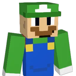 LuigiMafia Minecraft avatar bust