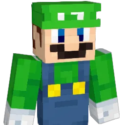 LuigiOnTop Minecraft avatar bust