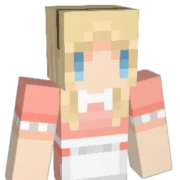 LukyGirl Minecraft avatar bust