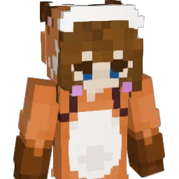 LunaOokami Minecraft avatar bust