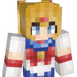 Luneko Minecraft avatar bust
