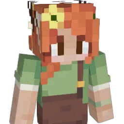 Luunaaby Minecraft avatar bust
