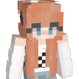 M2lou Minecraft avatar bust