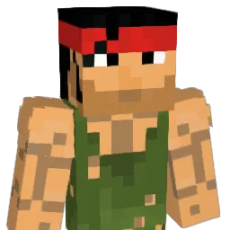 MCRambo110 Minecraft avatar bust