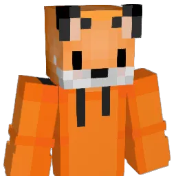 MCRedFoxx Minecraft avatar bust