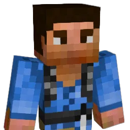 MLGBluem Minecraft avatar bust