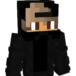 MRMini_Black Minecraft avatar bust