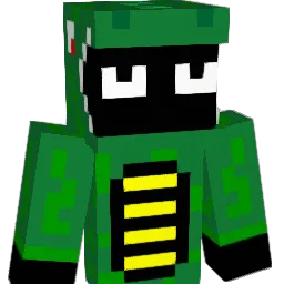 MSA0344 Minecraft avatar bust