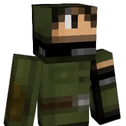 MTG52LL Minecraft avatar bust