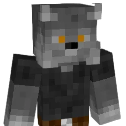 MaddyTheWolf Minecraft avatar bust