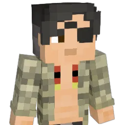 Majima64 Minecraft avatar bust