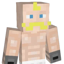 Majorclean Minecraft avatar bust