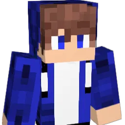 Manblue Minecraft avatar bust
