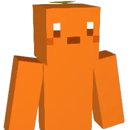 Mandarisekk Minecraft avatar bust